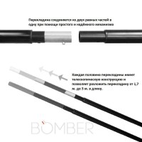 Крепление для фона Deep TT-01 Телескопическая перекладина 2